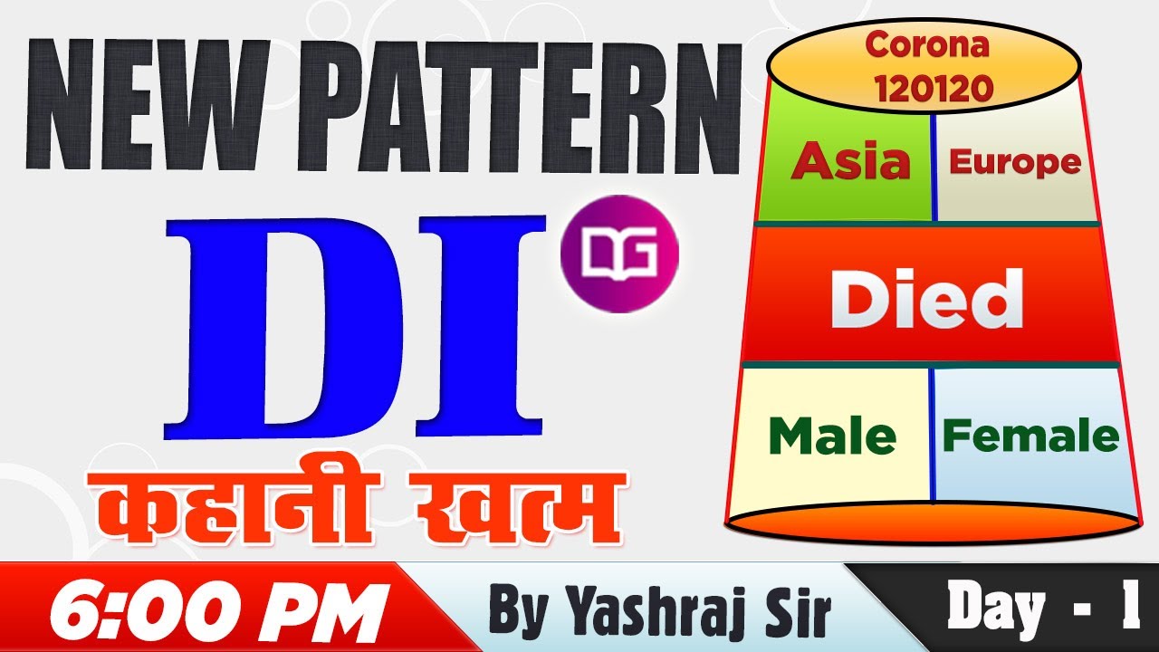 6 PM: Special Class: New Pattern (Data Interpretation) by Yashraj Sir - Guidely