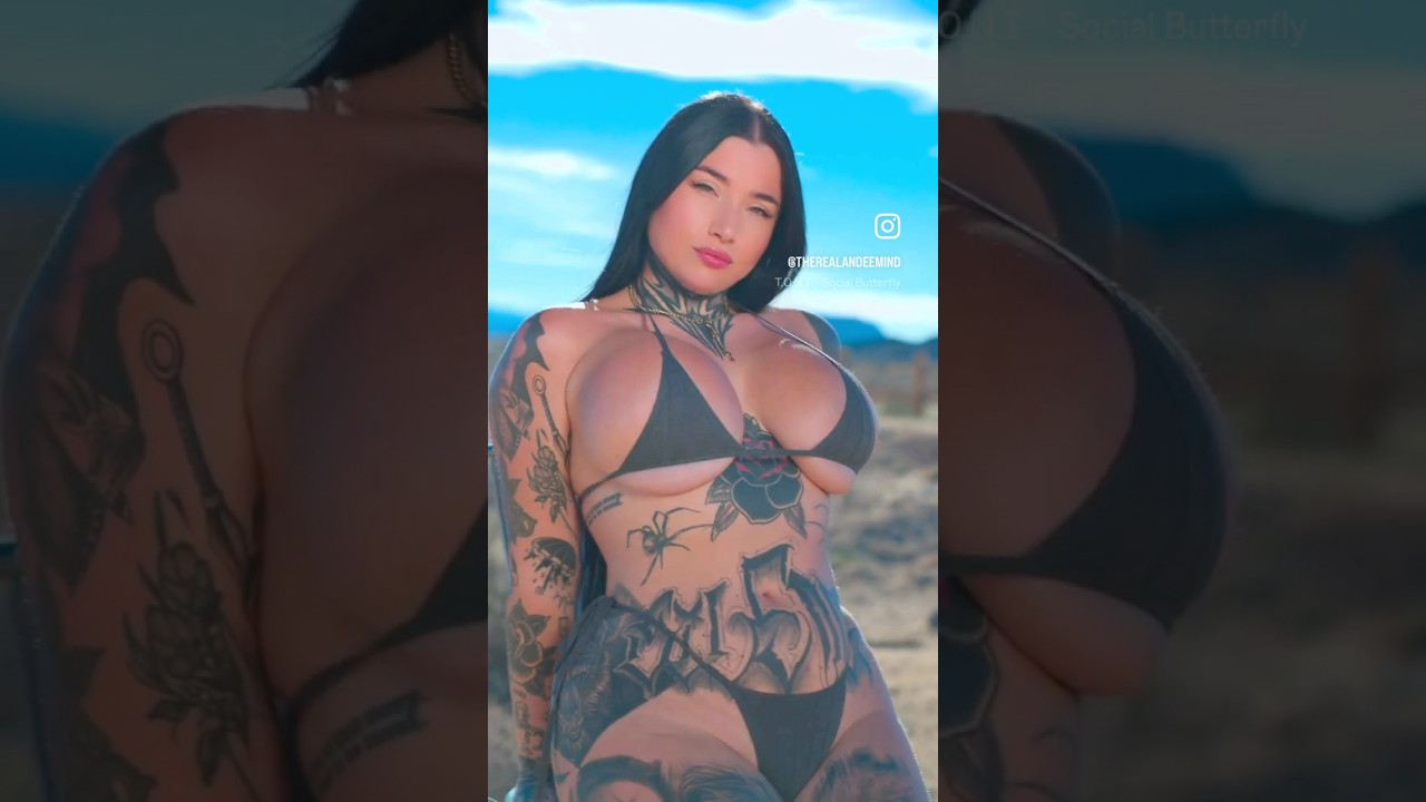 Посмотрите на прекрасную модель с татуировками: @therealandeemind