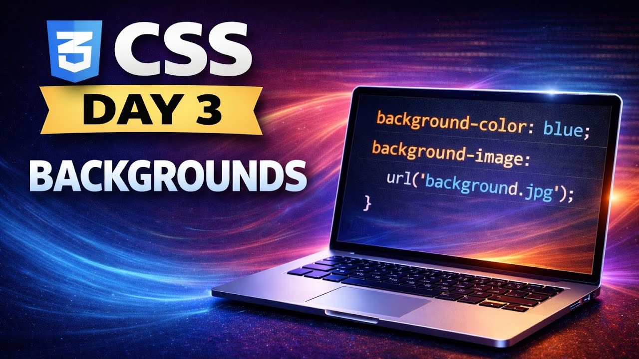 CSS Background Tutorial | Make Your Website Look Better (Day 3)