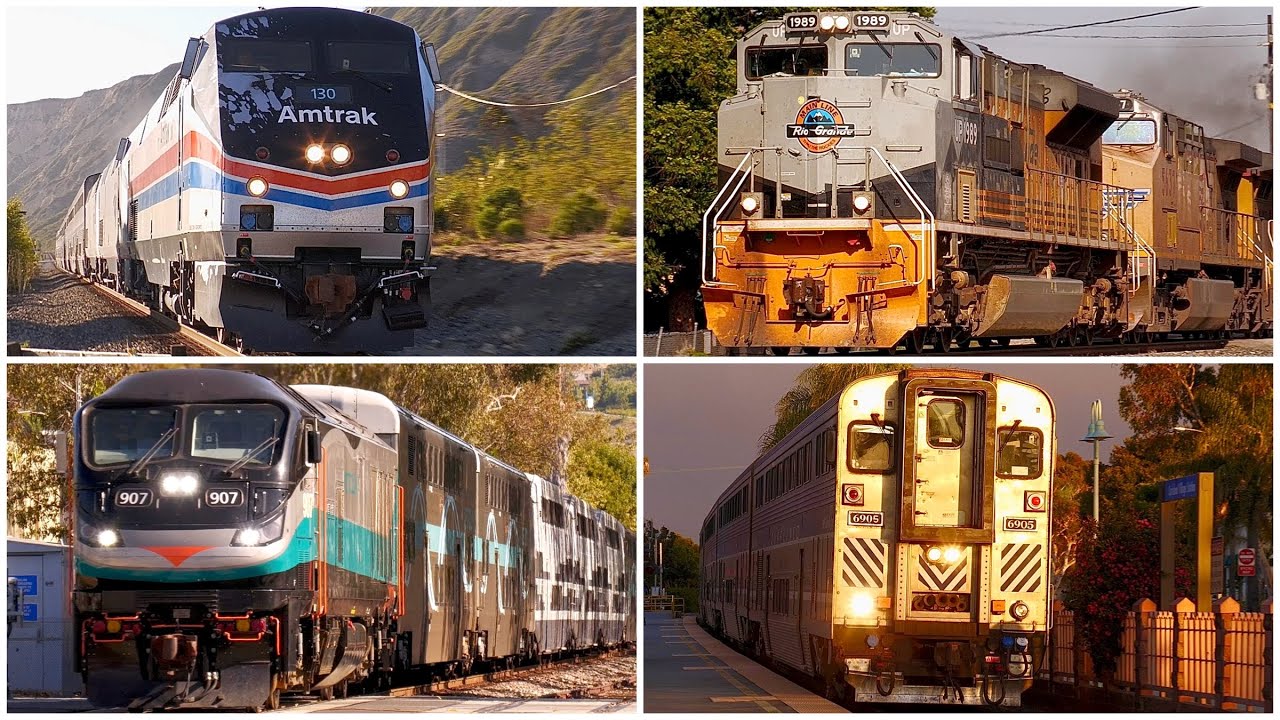 Trains Amtrak 130, UP 1989, Metrolink & More! (July 2020)