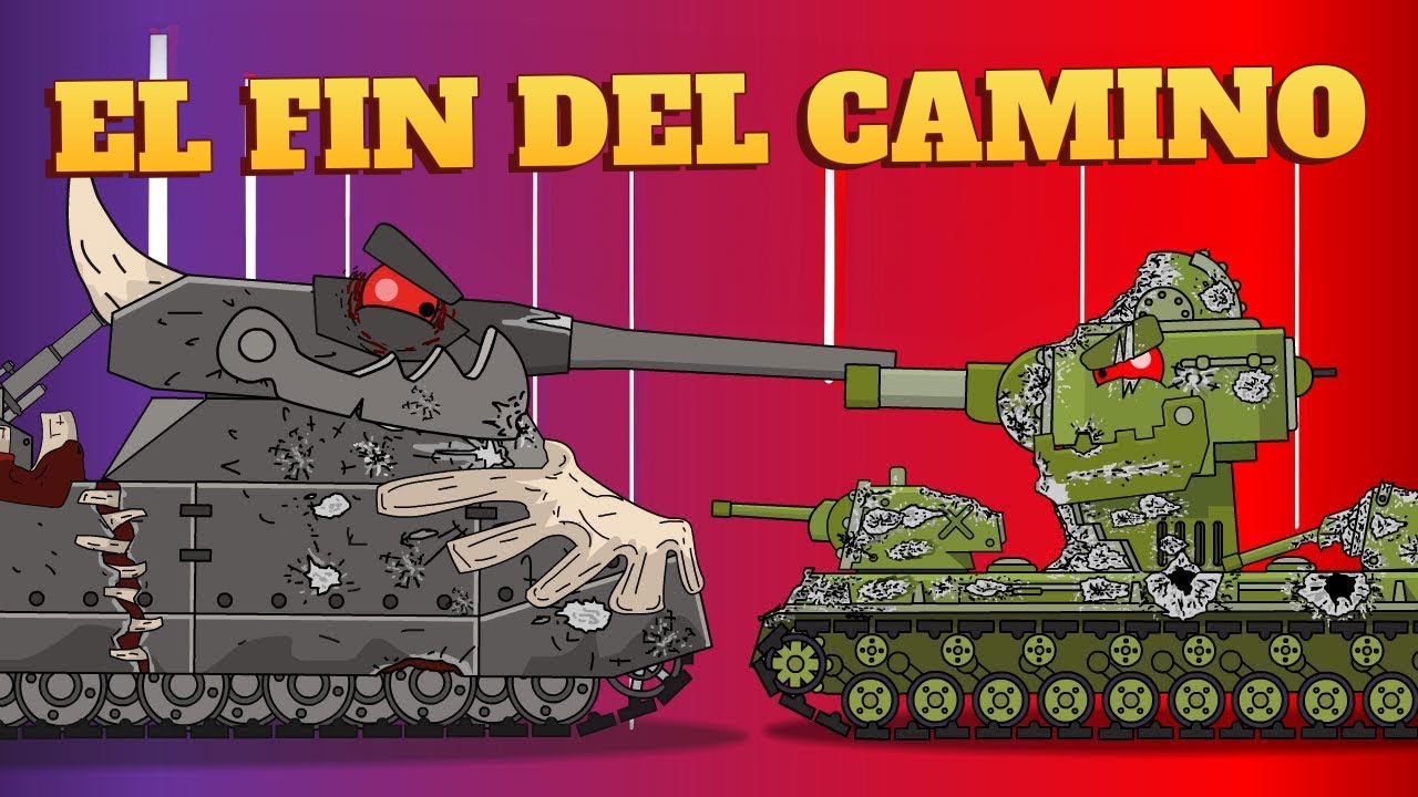 El final del camino: la batalla final - Dibujos animados sobre tanques