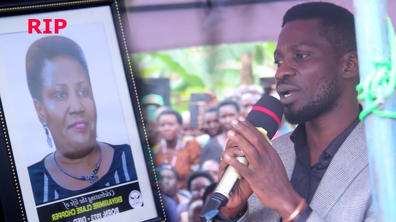 Bobi Wine's speech at Claire Chopper's Burial Surprised Mourners.