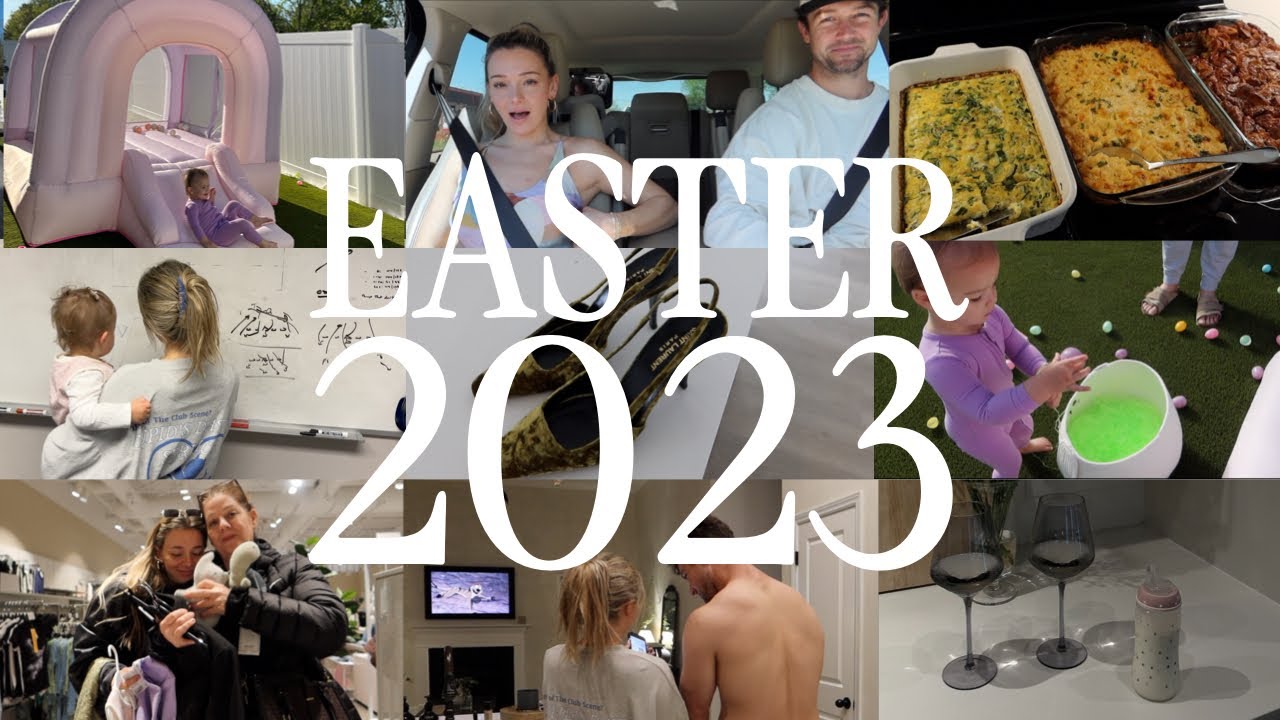 Easter 2023 ♡ shopping, updated makeup routine & visiting Brent at work