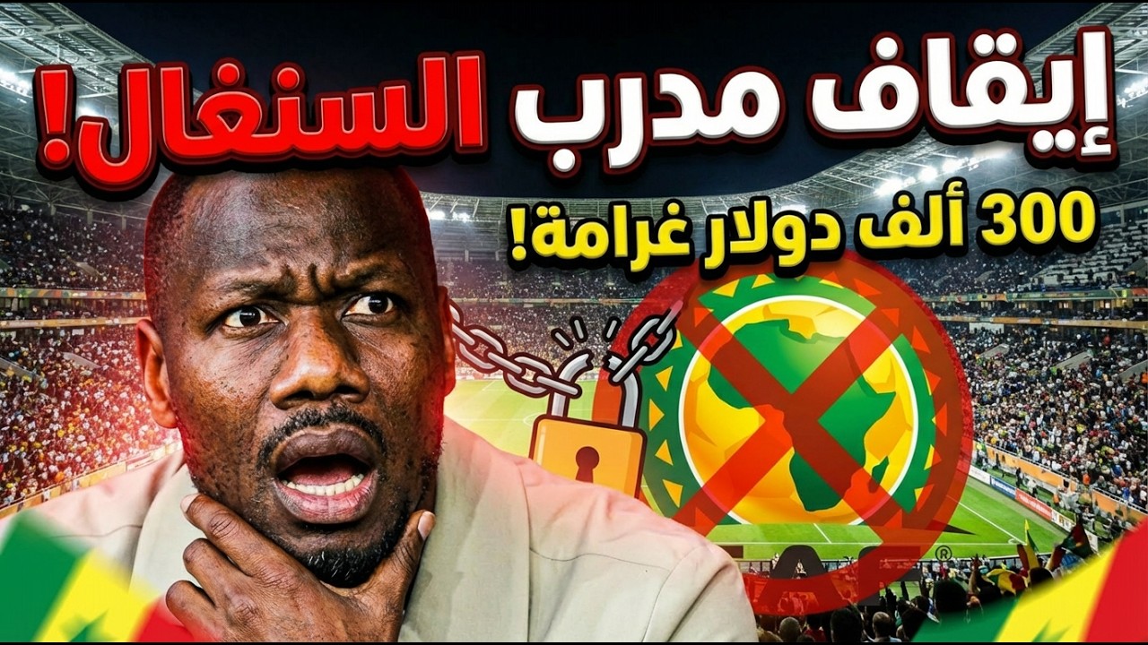رسميًا ؟؟!  إيقاف مدرب السنغال بعد فضيحة نهائي كأس إفريقيا 2025… والعقوبة قد تكون تاريخية!