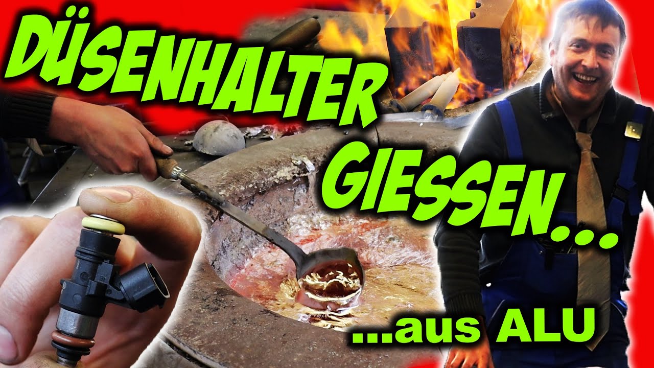 Wir gie&szlig;en D&uuml;senhalter || Pullingteile gebaut || Tractor Pulling erkl&auml;rt || Schluckspecht-Pulling