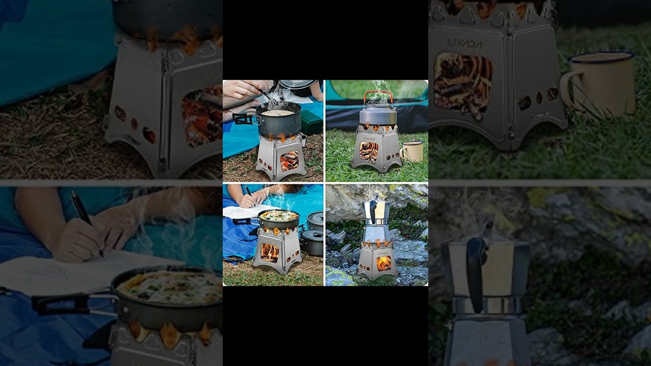 Effortless Outdoor Cooking with Lixada Titanium Wood Stove