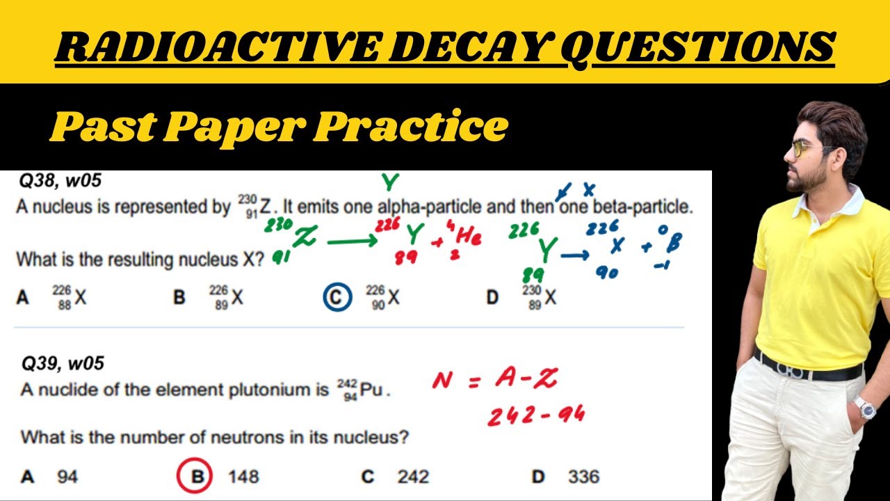 Radioactive Decay | Past Paper Practice | IGCSE / O Level Physics