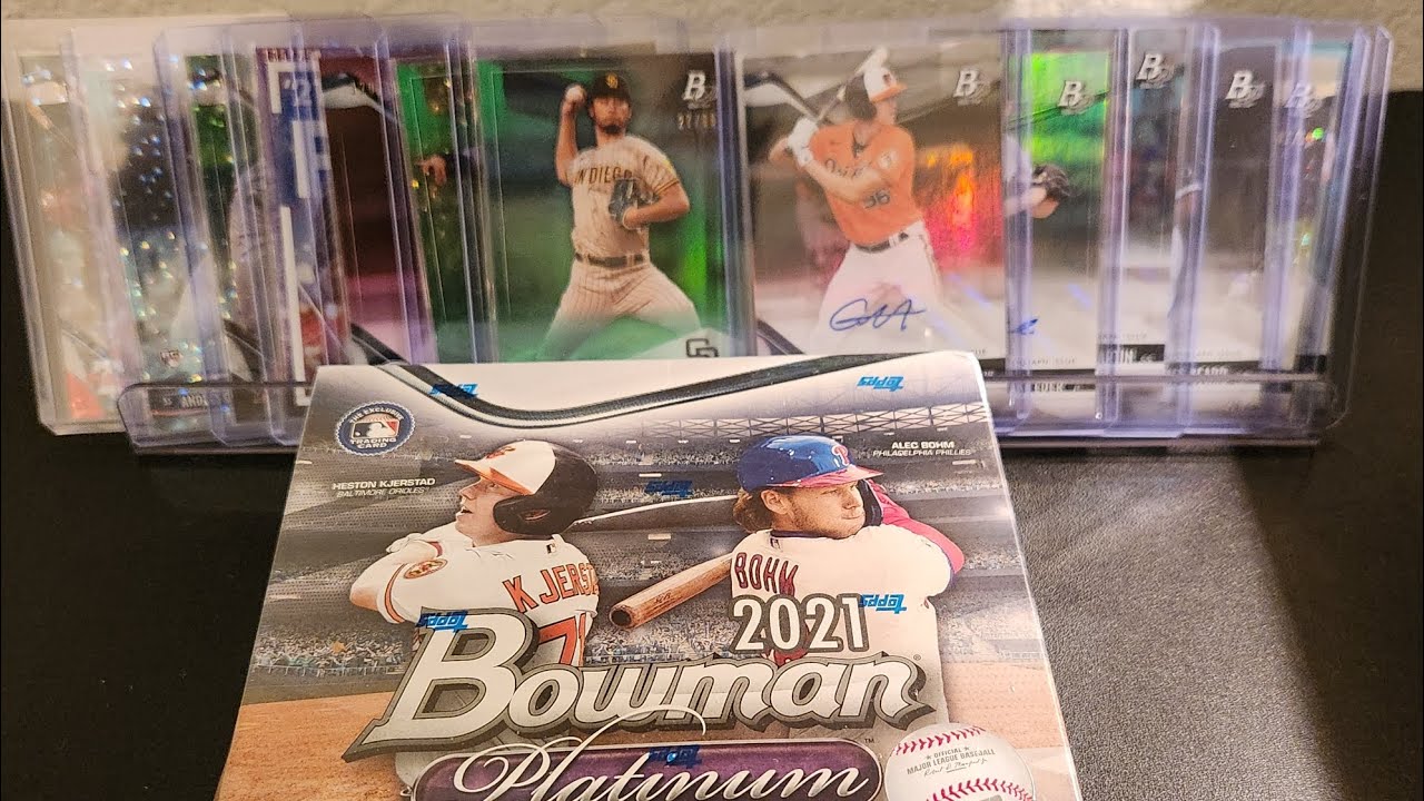2021 Bowman Platinum Finale: Saved the Best #'d for Last