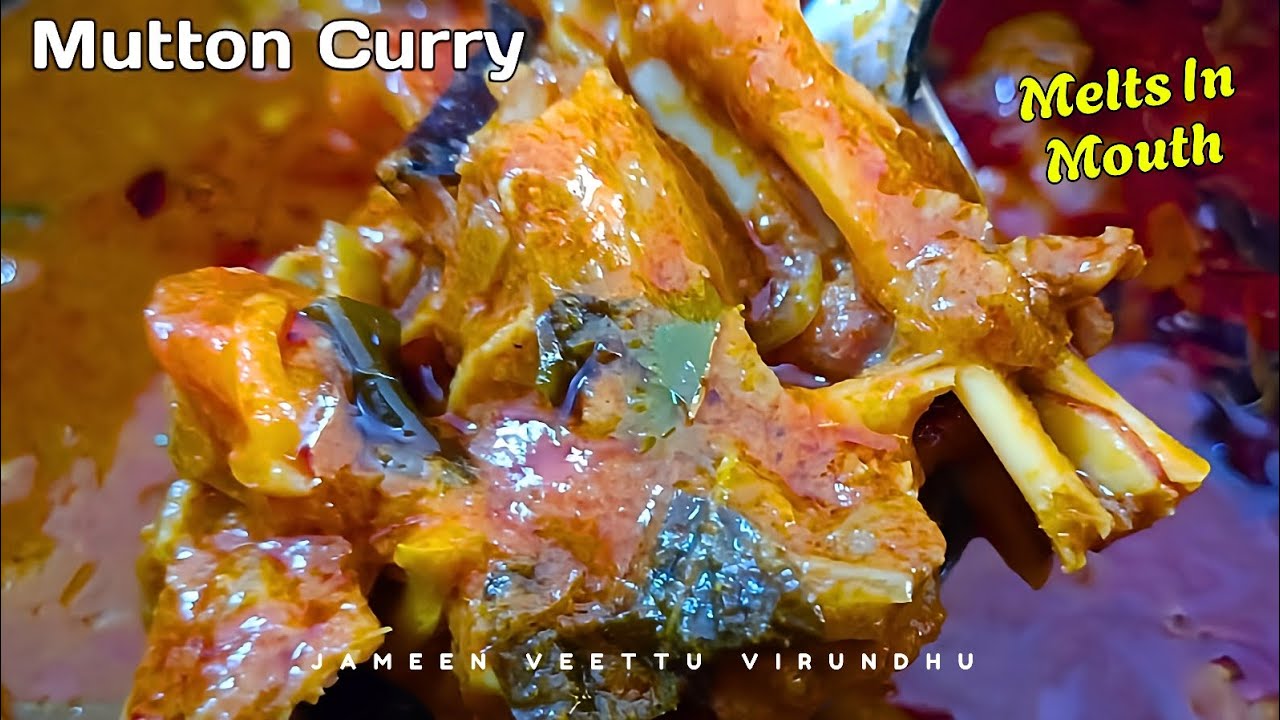 Spicy Mutton Gravy in Pressure Cooker | How to Make Soft & Tender Mutton Curry | Tasty Mutton Curry