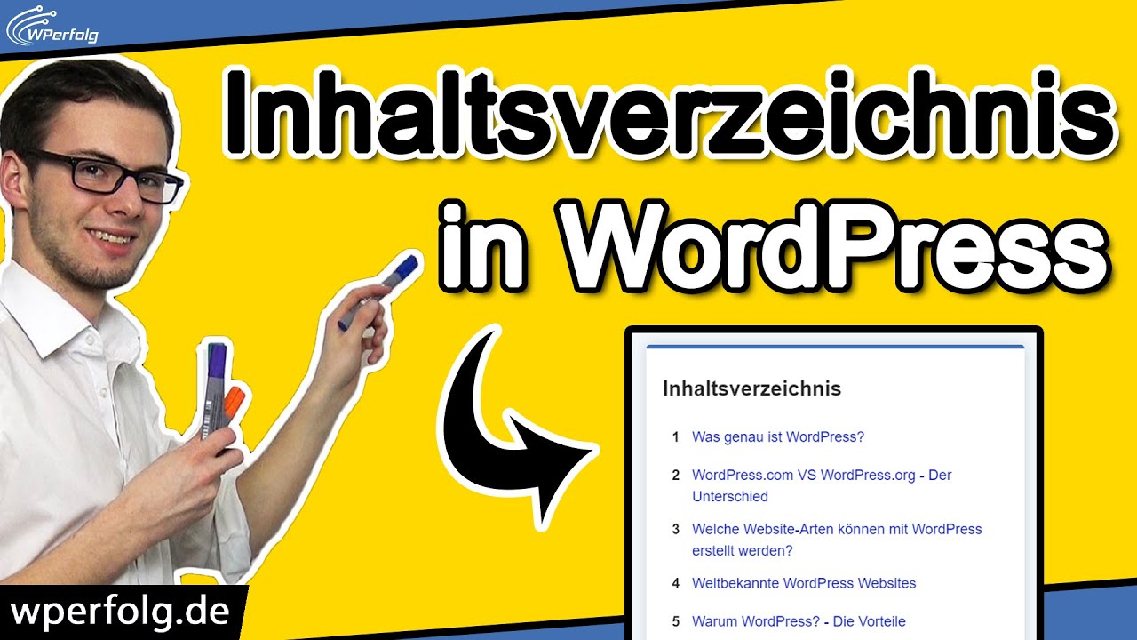 WordPress INHALTSVERZEICHNIS erstellen (2026): 3 Wege - Mit & ohne Plugin | Simples Tutorial deutsch