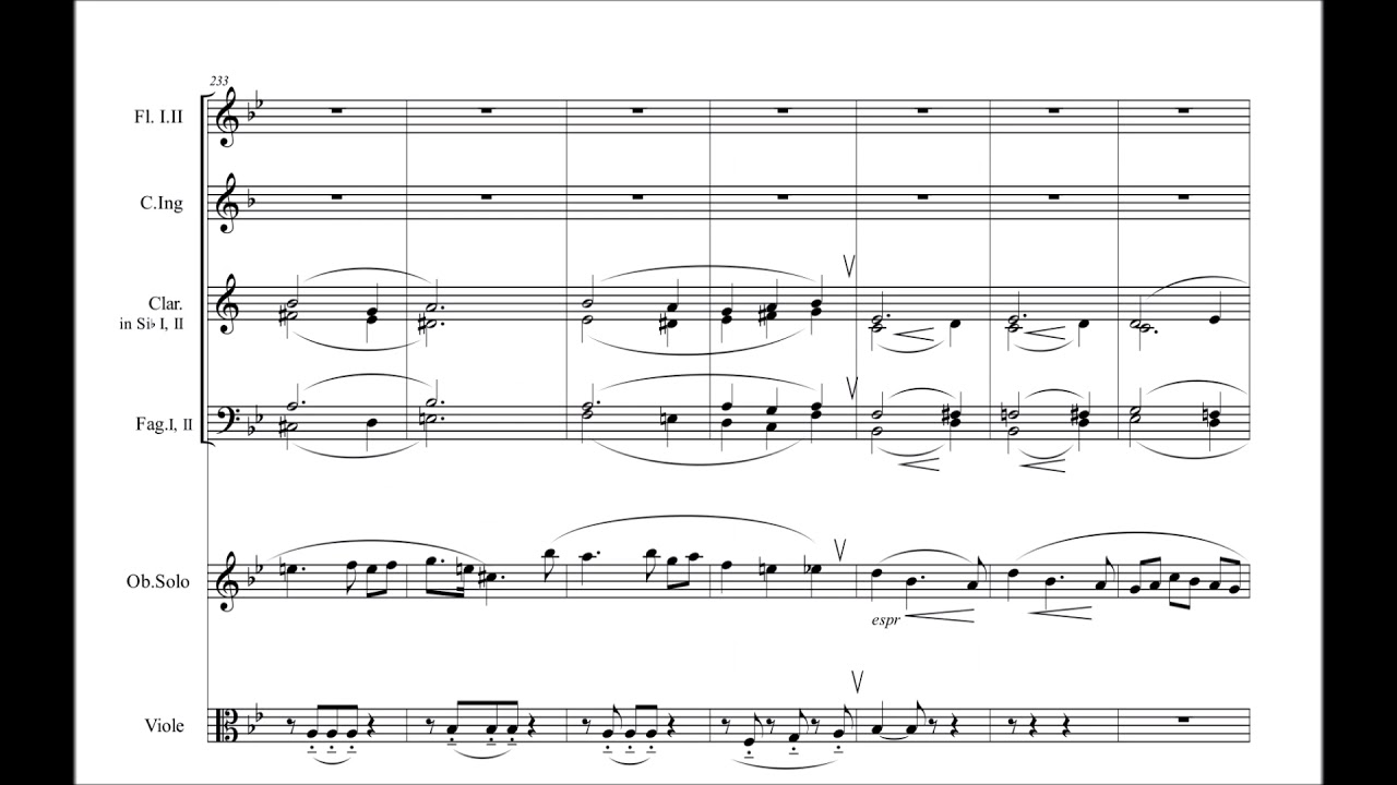 Richard Strauss: Oboe Concerto in D Major (with orchestral score)