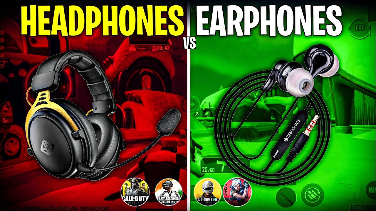 Headphones vs Earphones: Which is Best for Gaming?