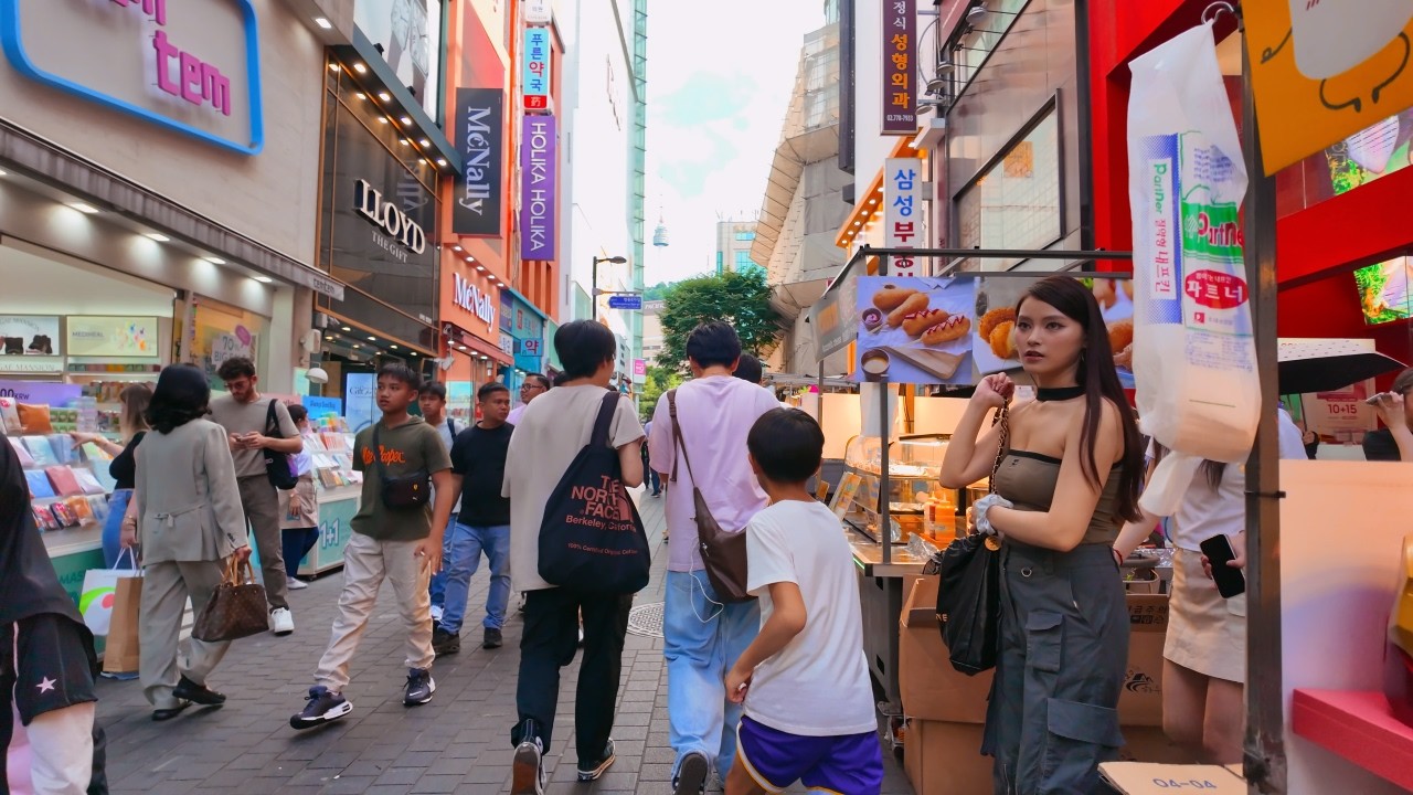 Снова оживленные достопримечательности  Прогулка от Мёндона до Чонно 3-га l Пешая экскурсия по Сеулу