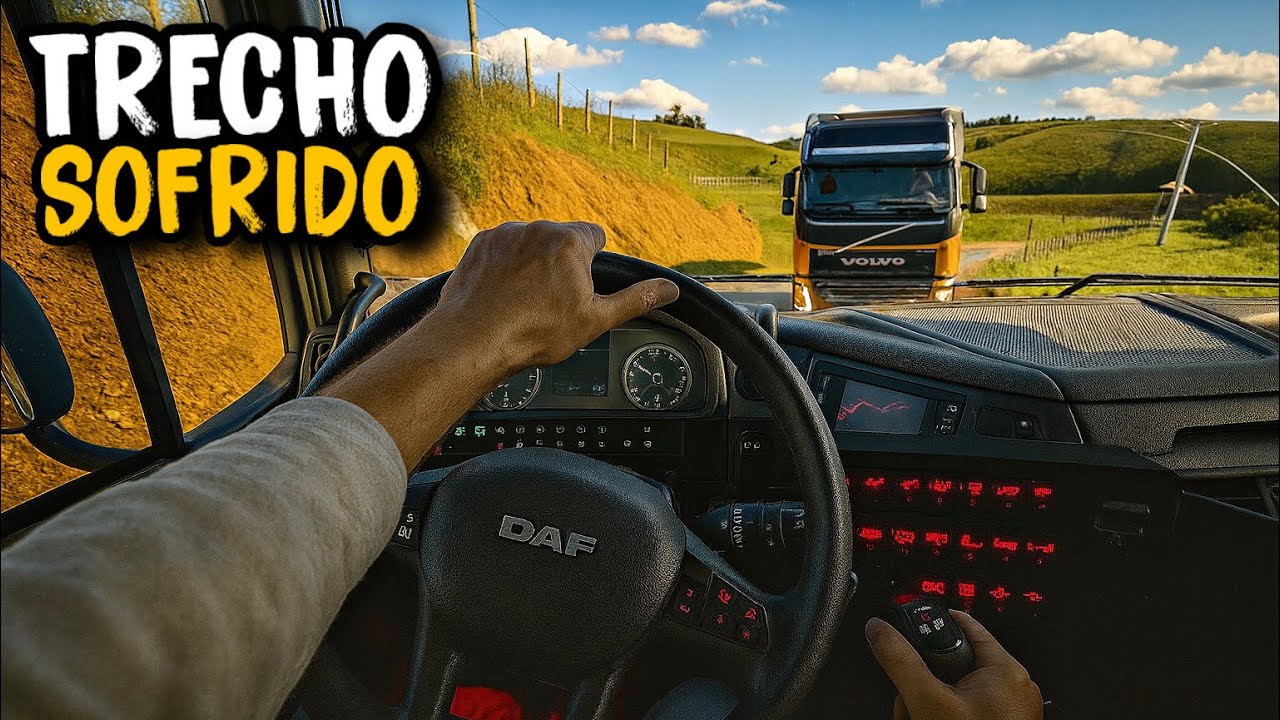 PRESS&Atilde;O BRUTA DAF 310 Bitruck | Euro Truck Simulator 2 | Mapa Eldorado + DLC Sul Paran&aacute; REALISMO