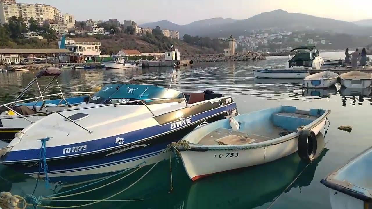 جولة رائعة بميناء تقزيرت بمدينة تيزي وزو Port de Tigzirt