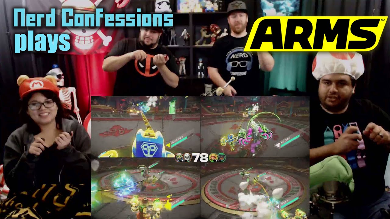 Arms on Switch - 4 player vs in local