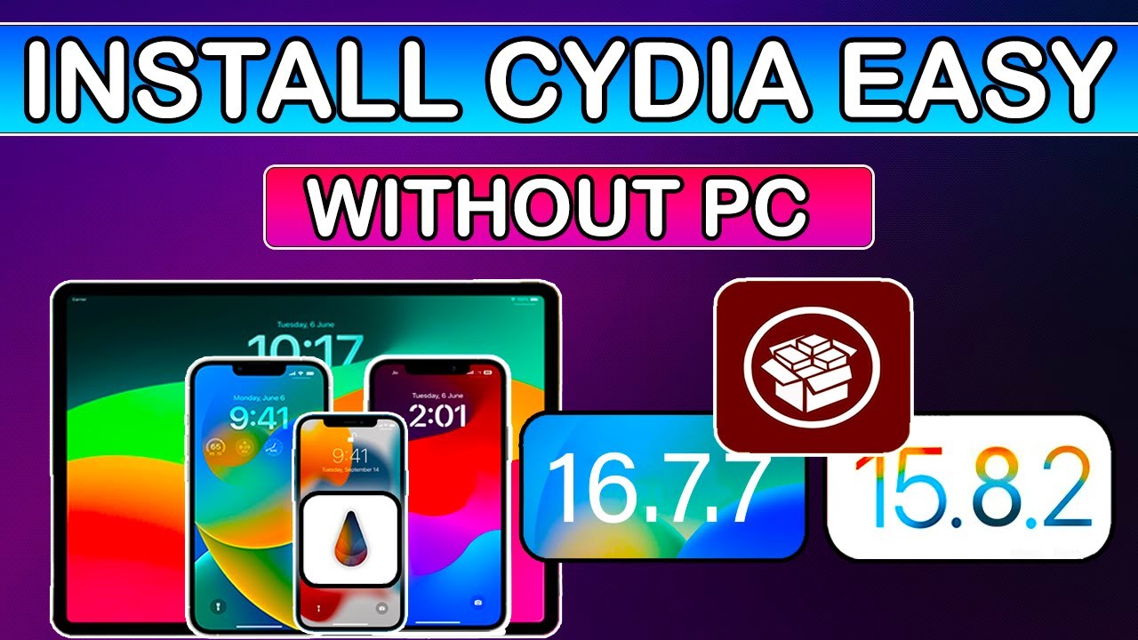 🔥(Без ПК) Установка Cydia Jailbreak iOS 16.7.8/15.8.2 | PaleRa1n Rootfull Jailbreak без USB Windows
