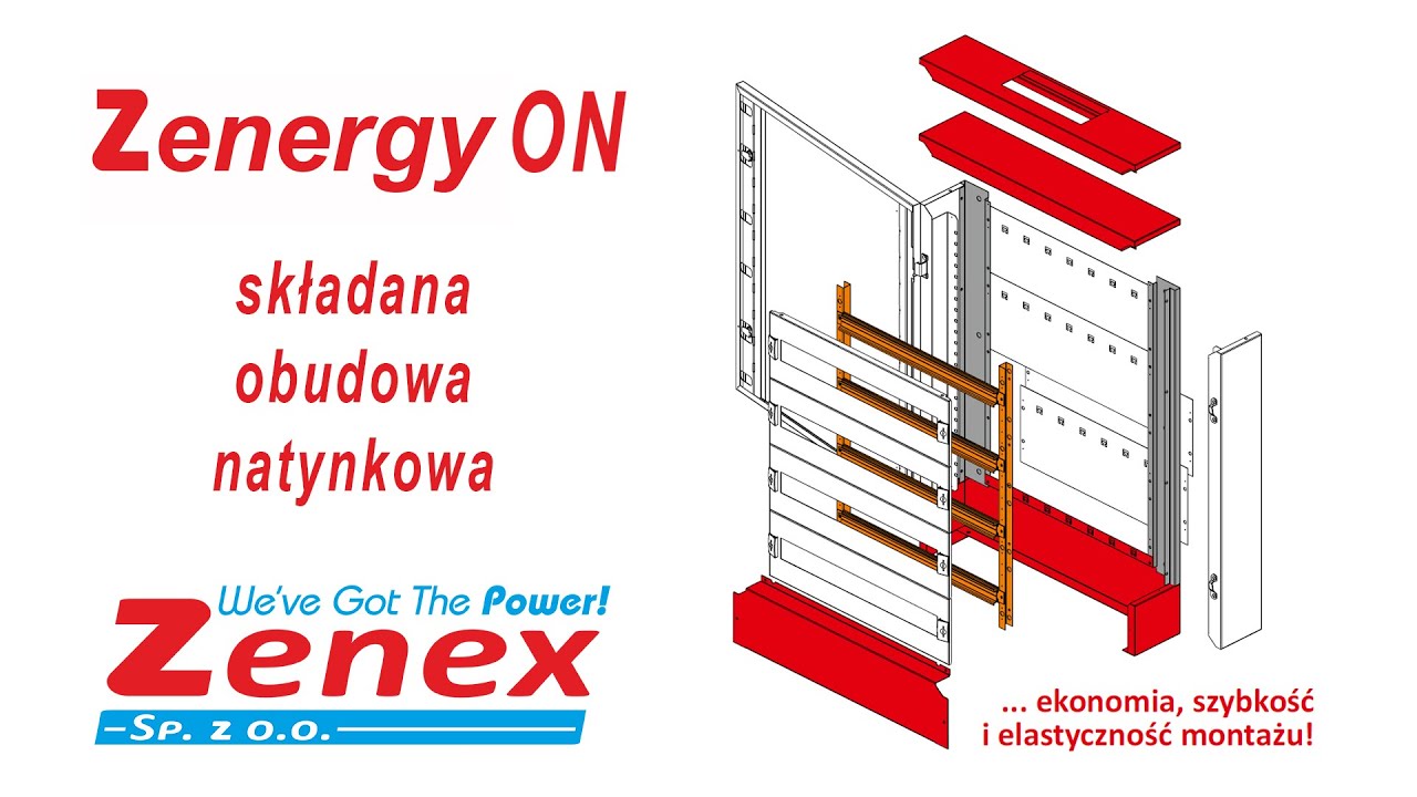 Zenergy ON - prezentacja szaf instalacyjnych i licznikowych. Rozdzielnice Zenex.