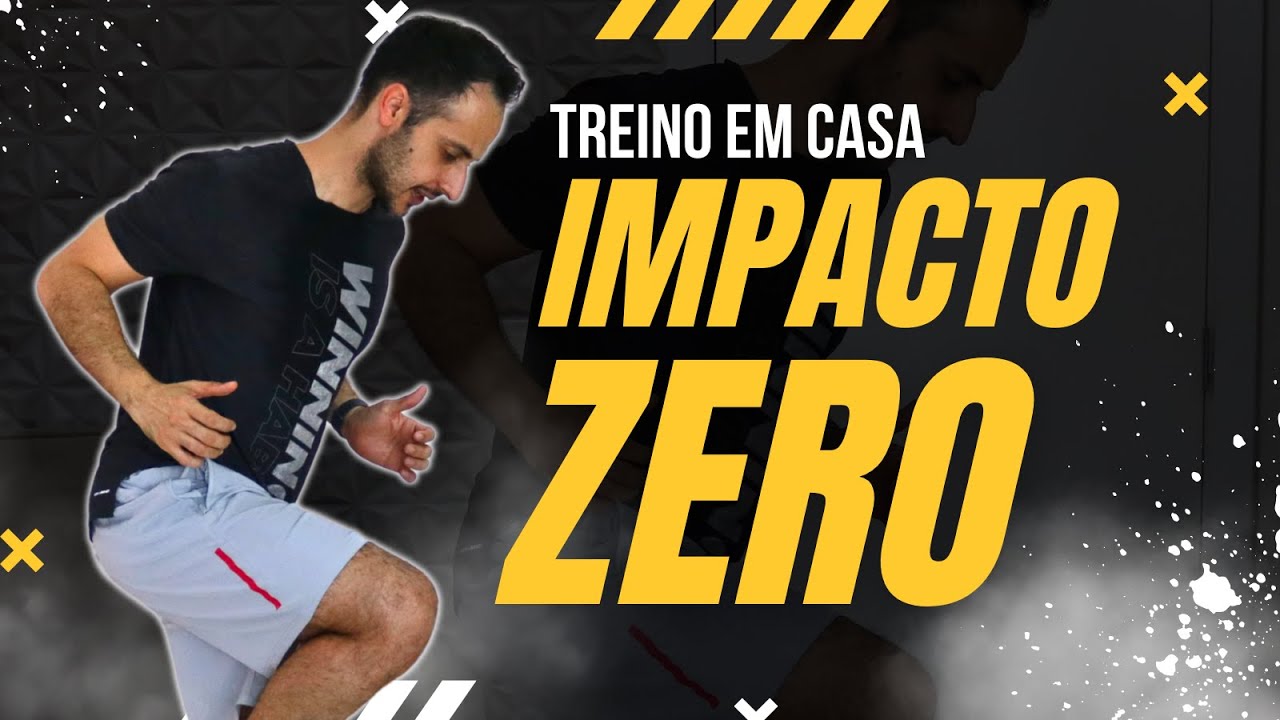 Exercícios para fazer em casa SEM IMPACTO - treino sem pular completo e para todo o corpo