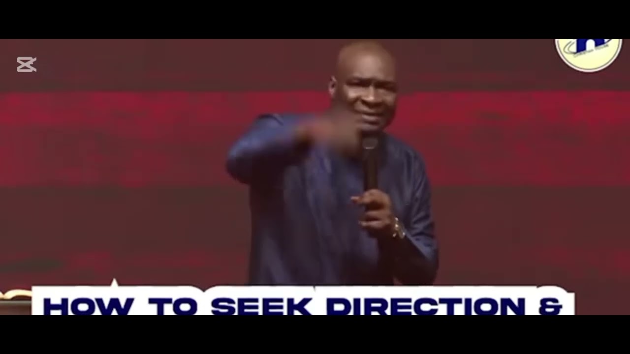 Seek Direction and Strategy from God before jumping into anything - Apostle Joshua Selman 