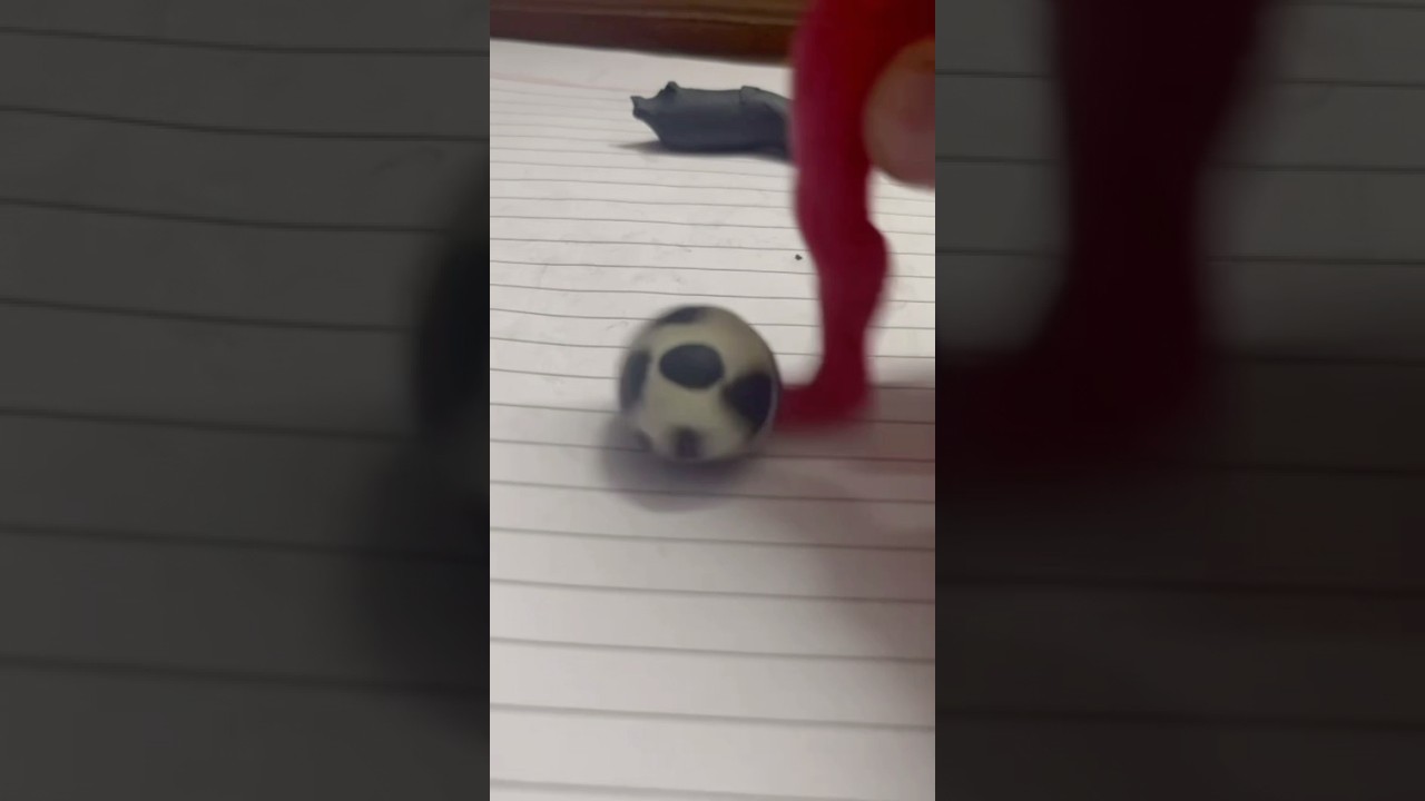 Clay art making food ball⚽️ for kids 
