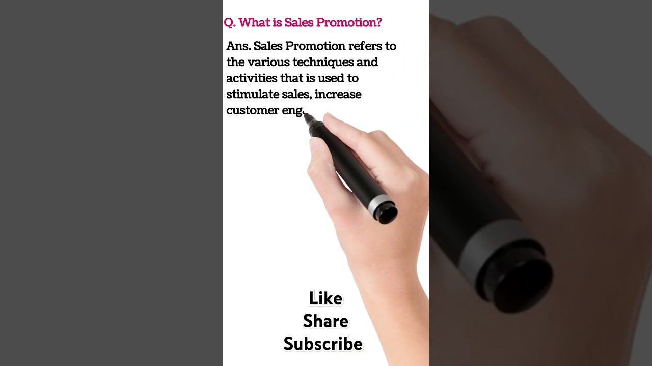 Sales Promotion #mcom #commerceclasses #commerce #like #share #subscribe #education #educational