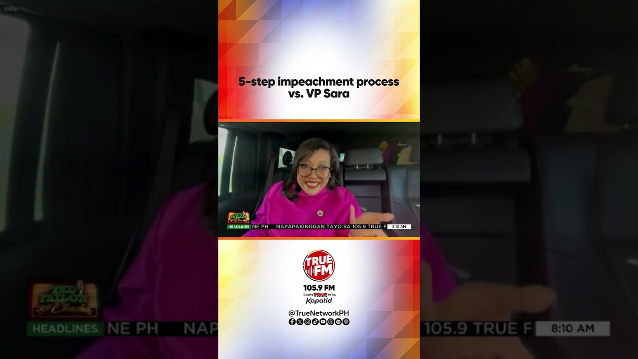 5-step impeachment process vs. VP Sara | Ted Failon & DJ Chacha