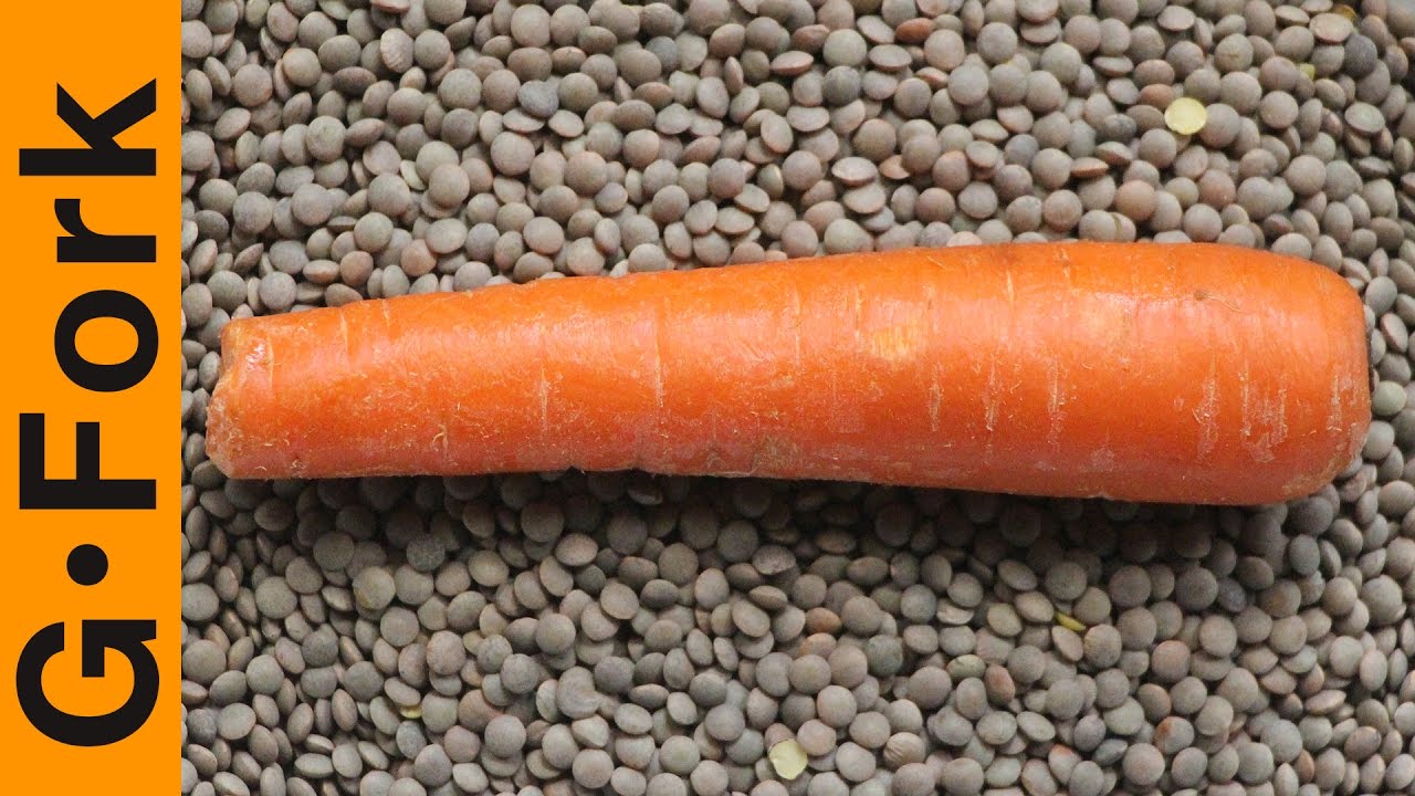Healthy Lentils Recipe with Carrots and Coriander - GardenFork
