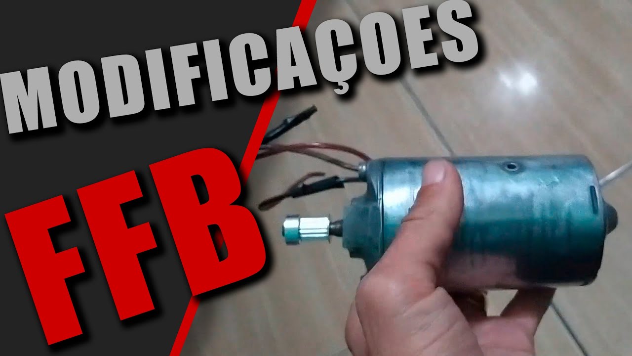Motor de limpador de parabrisa -modificações para force feedback no volante caseiro.