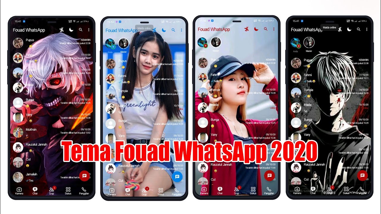 Bagi Bagi Tema Fouad WhatsApp Keren Terbaru 2020