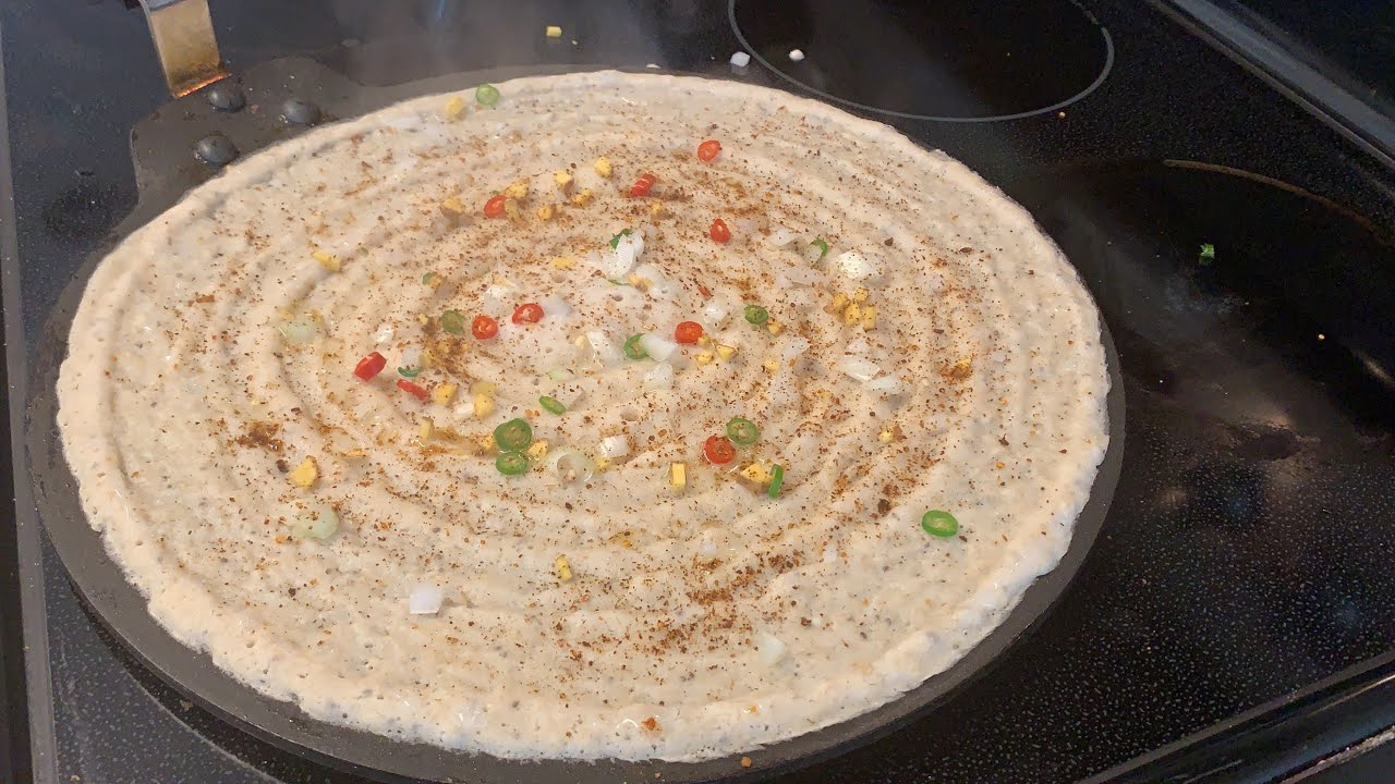 no fermentation needed steel- cut oats dosa