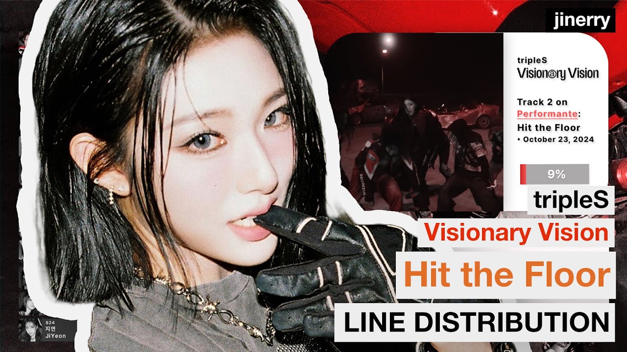tripleS Visionary Vision - Hit the Floor ⇢ Line Distribution & Color Coded Lyrics