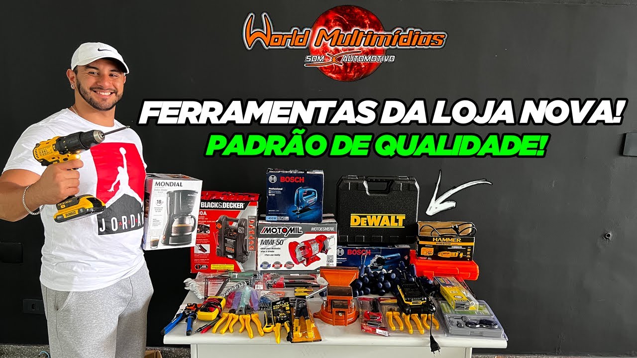 OBRAS DA LOJA NOVA! FERRAMENTAS CHEGARAM! World Multimid&iacute;as