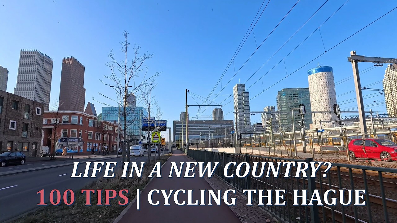 Cycling to The Hague, Netherlands