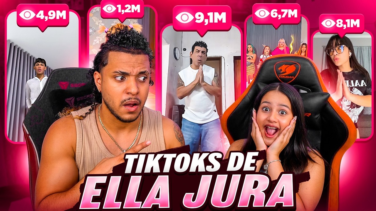 REACCION A TIKTOKS DE ELLA JURA 🙏 Angi Fire, FINAL INESPERADO 😱