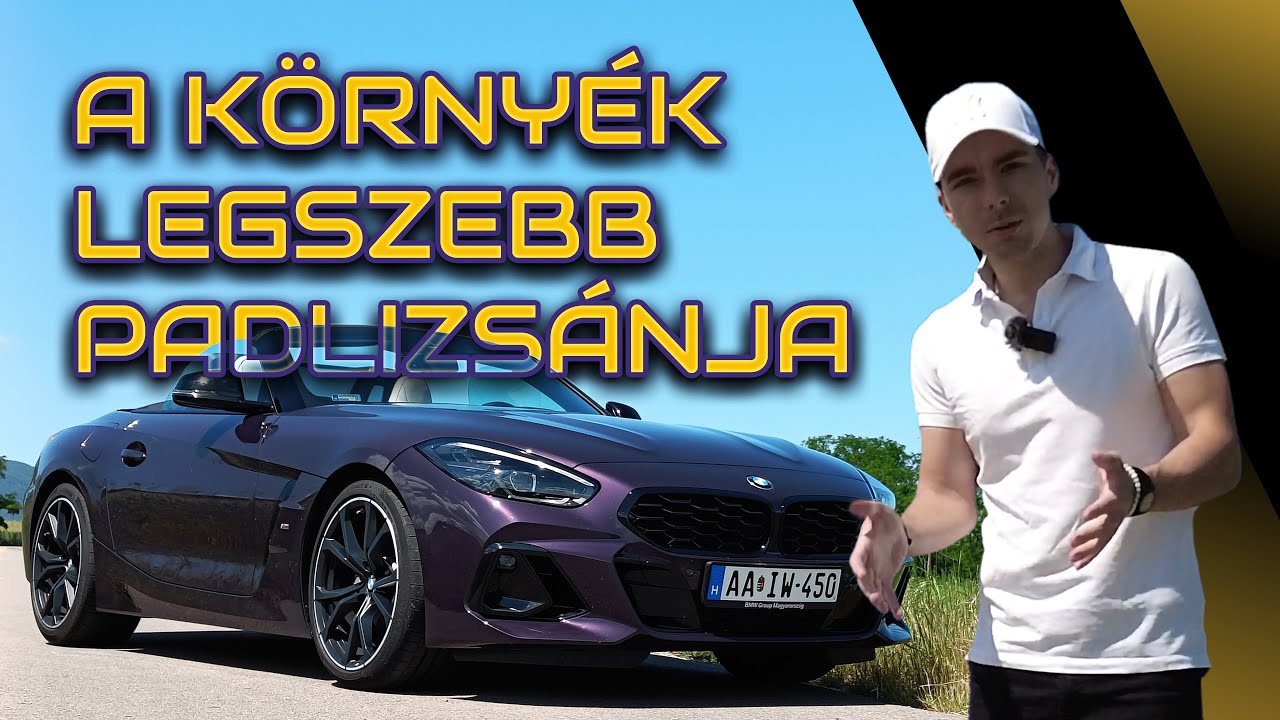 A környék legszebb padlizsánja! BMW Z4 30i 2023 - DRIVEN új autó teszt