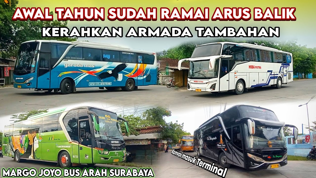 Awal Tahun Bus Jalur Purwodadi sudah kerahkan Bus Tambahan untuk Arus Balik Jakarta