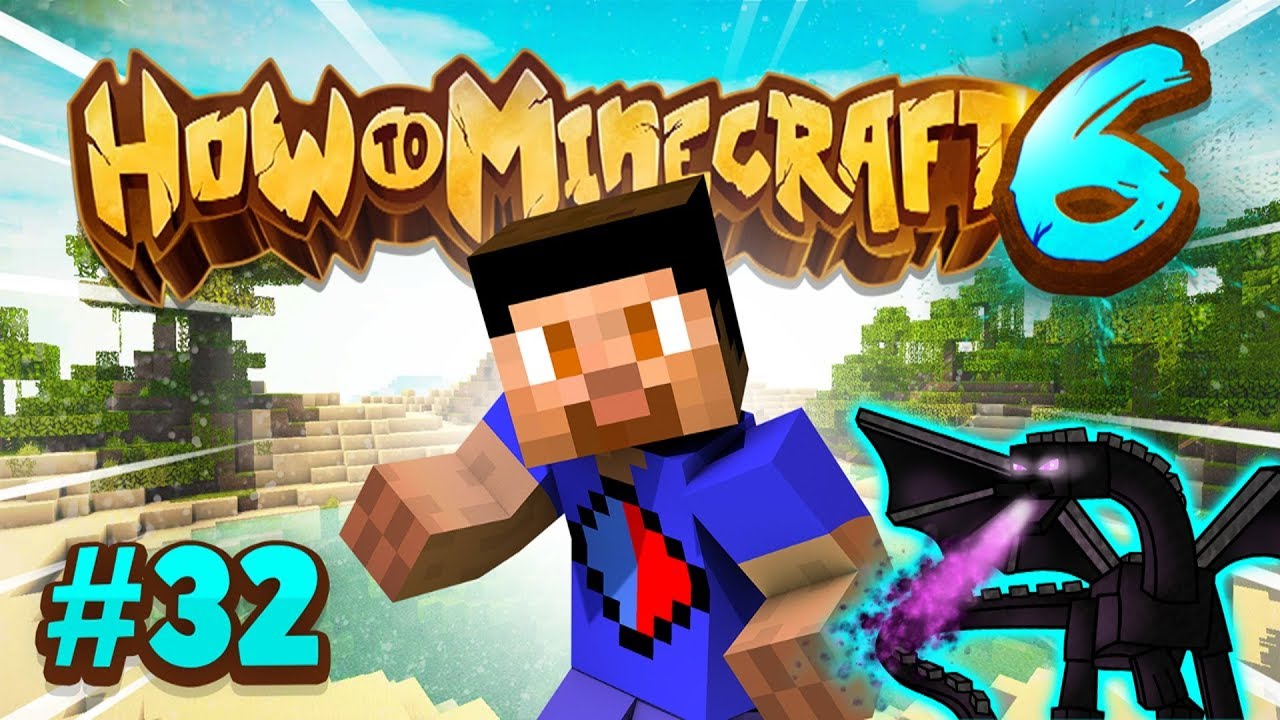 CUSTOM ENDER DRAGON BATTLE! - How To Minecraft #32 (Season 6)