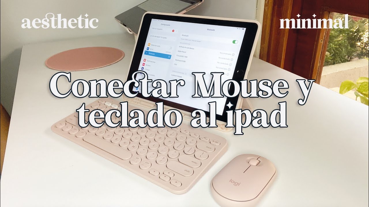 Conectar el mouse y teclado Logitech al iPad ☑️