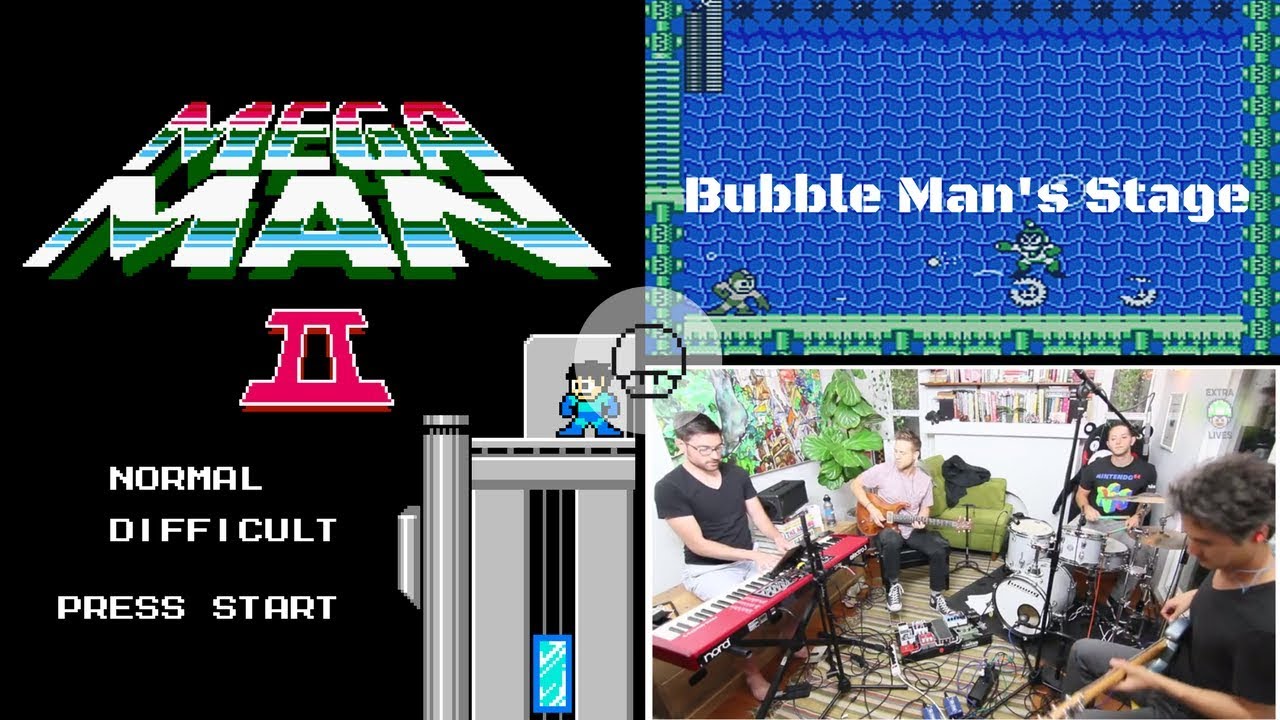 Mega Man 2 - Bubble Man's Stage | Live Cover by EXTRA LIVES