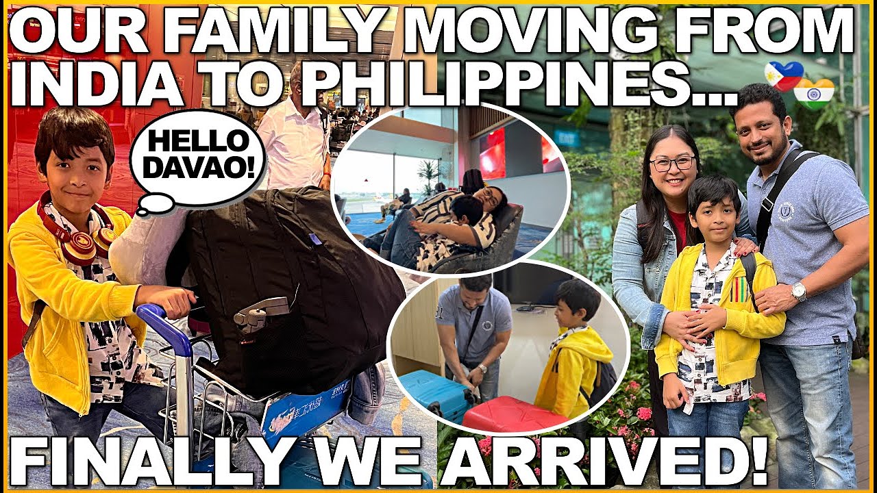 OUR FAMILY MOVING FROM INDIA TO PHILIPPINES! FINALLY WE ARRIVED!