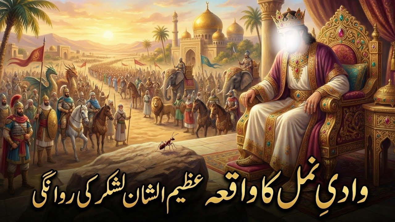 Hazrat Suleman A.S Ka Lashkar Aur Wadi e Namal Ka Waqia | Quranic Story | Part 1