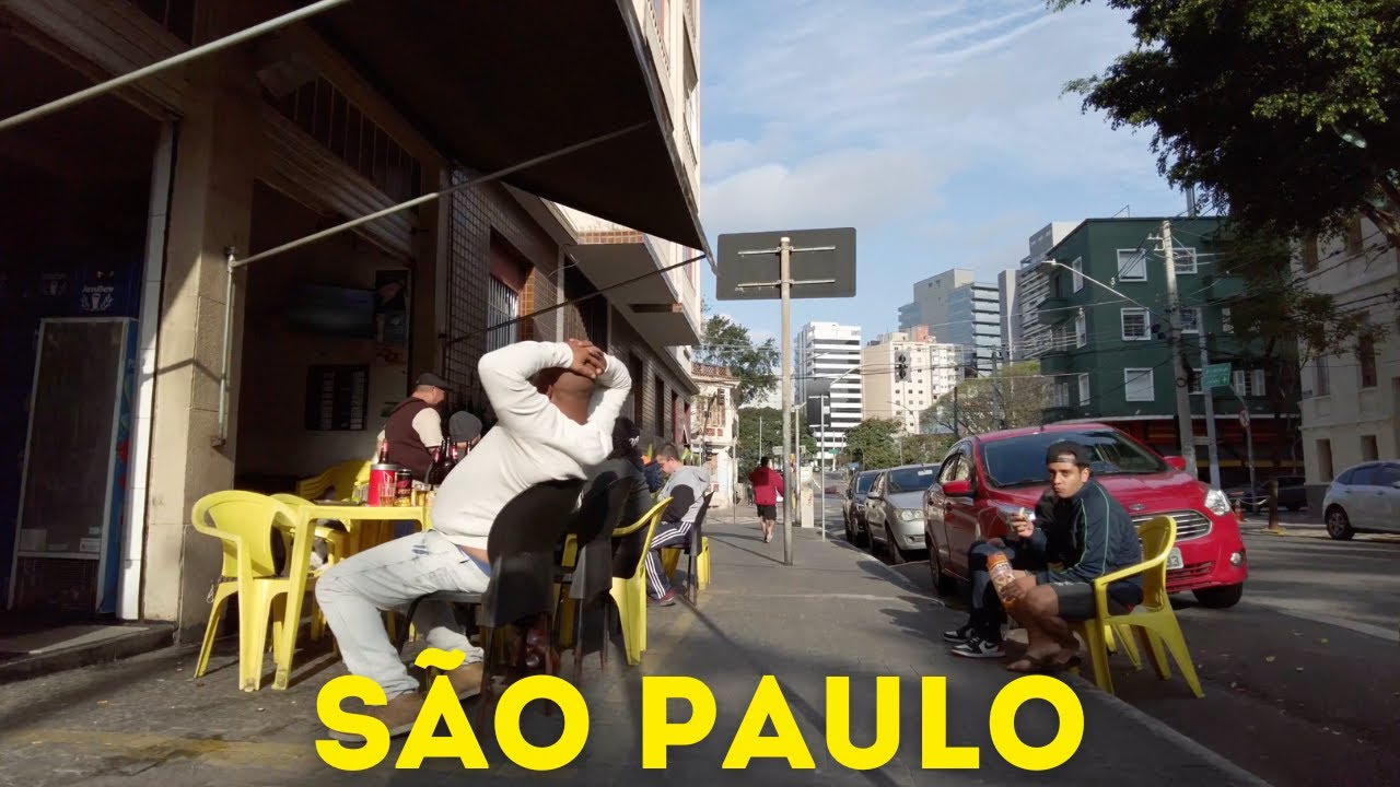 Bela Vista, SÃO PAULO, BRAZIL Virtual WALKING TOUR (4K)