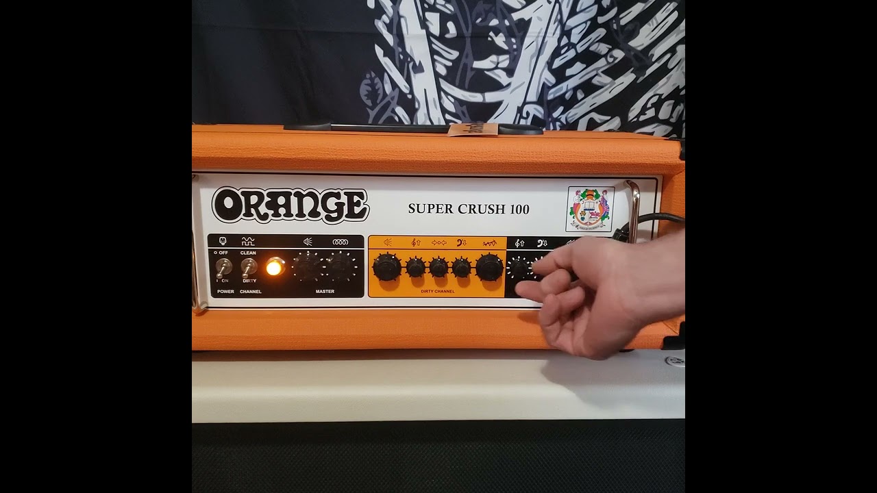 @OrangeAmplifiers Demo of the Orange supercrush 100 #metal #orangeamps #doom #amp #guitar