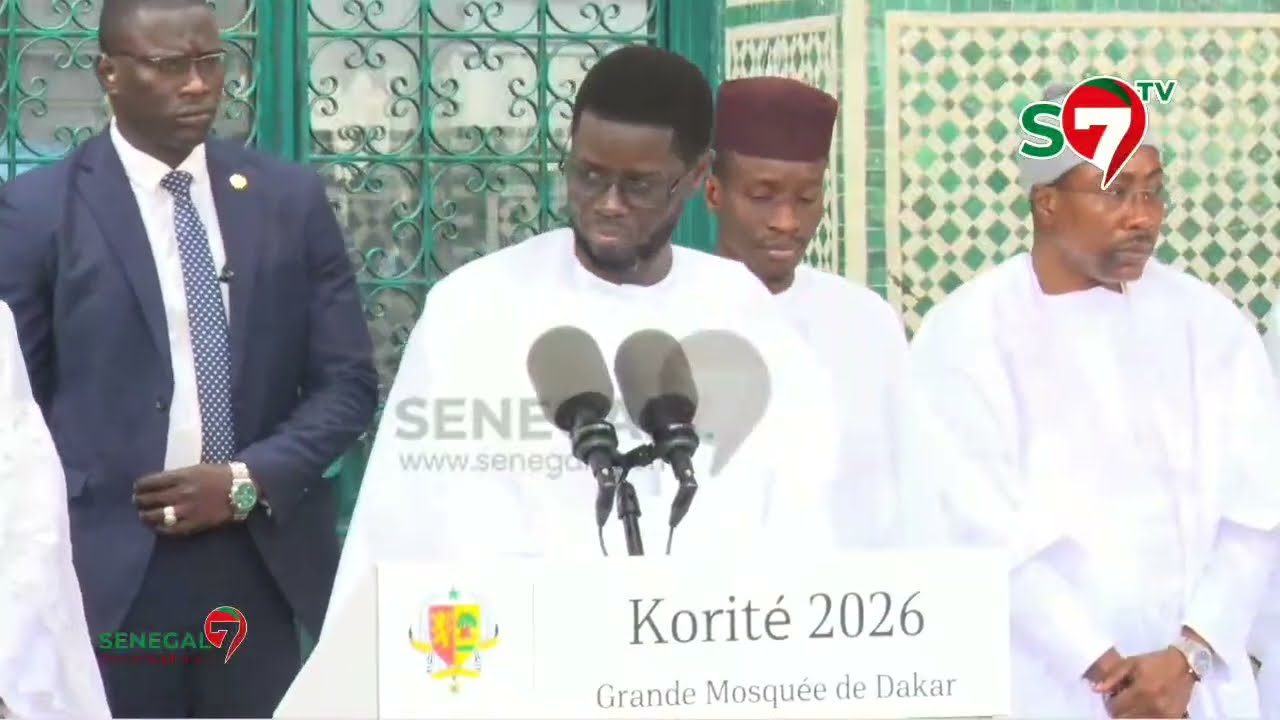Grande Mosqu&eacute;e: Le Discours f&eacute;d&eacute;rateur du Pr Bassirou Diomaye Faye apr&egrave;s la pri&egrave;re de Korit&eacute;