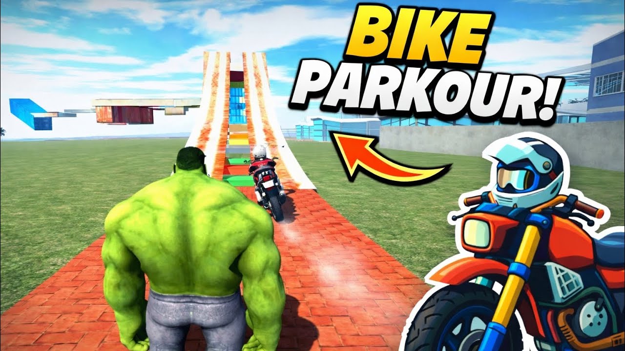 indian bike driving 3d game🎮 Bike Parkour🔥and win rate 111.231% 