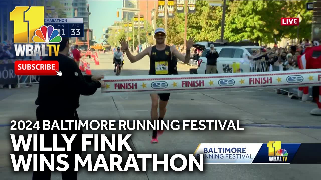 Willy Fink wins 2024 Baltimore Marathon