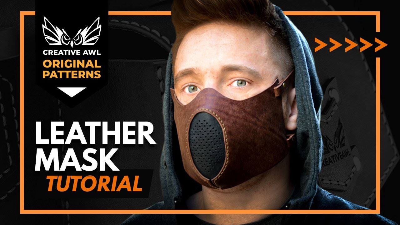 How to make leather mask with FREE PDF PATTERN