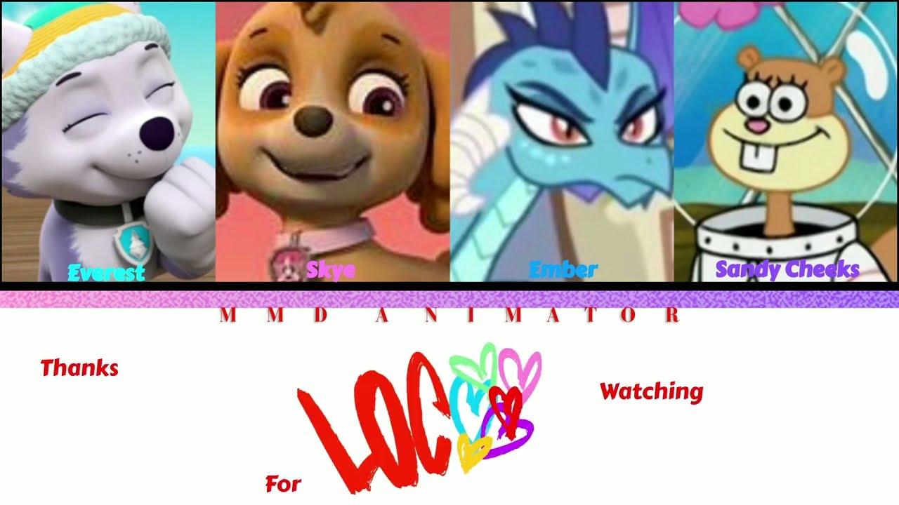 Paw Patrol, MLP, and Spongebob K-POP AI Cover: LOCO by ITZY (first full AI Cover on this channel!)