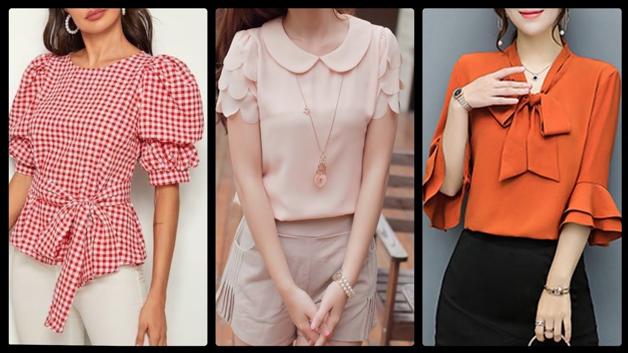 Latest Most Outstanding Blouses Sleeves And Neck Designs And Styles 2019-2020